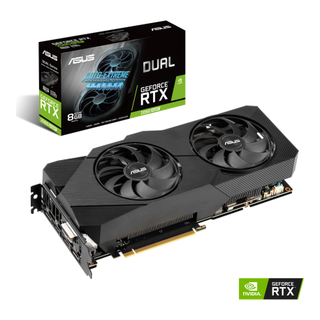 ASUS VGA 8GB RTX2060S DUAL 8G 2xDP/2xHDMI/DVI