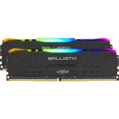Crucial Ballistix RGB 16GB DDR4-3200MHz CL16 (2x8GB) Crucial Ballistix RGB 16GB DDR4-3200MHz CL16 (2x8GB)