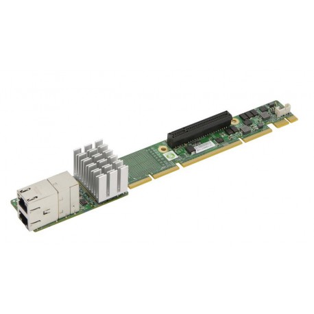 1U Ultra Riser with 2 10Gbase-T, Intel X540