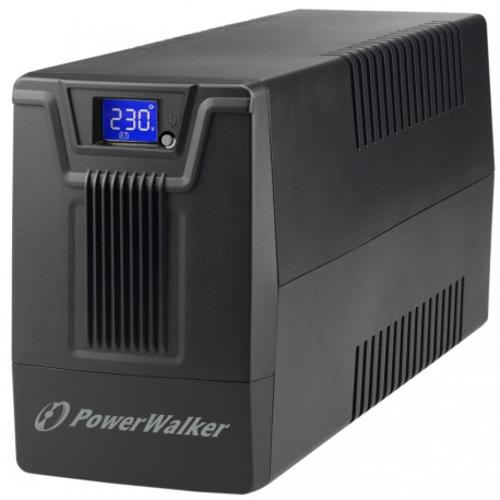 UPS POWERWALKER LINE-INTERACTIVE 600VA SCL 2X 230V PL, RJ11/45 IN/OUT, USB, LCD