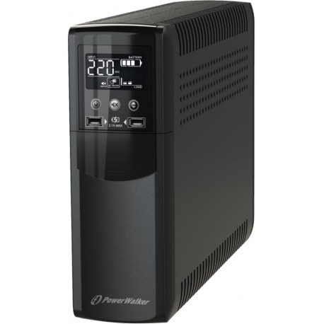 UPS POWERWALKER VI 1500 CSW IEC LINE-INTERACTIVE 1500VA 8X IEC C13 USB-B 2X USB ŁADOWARKA