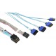 Kabel MiniSAS HD na 4x SATA 60cm Supermicro CBL-SAST-0948