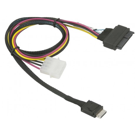 Kabel Supermicro OCuLinka na PCIE U.2 z zasilaniem CBL-SAST-1101