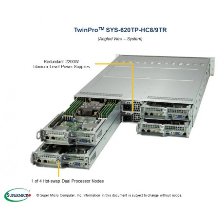 Supermicro Twin SuperServer SYS-620TP-HC8TR