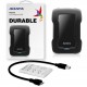 Dysk zewnętrzny HDD ADATA Durable Lite HD330 5TB USB 3.1 czarny