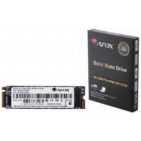 Dysk SSD AFOX 512GB Intel TLC M.2 PCIe NVMe