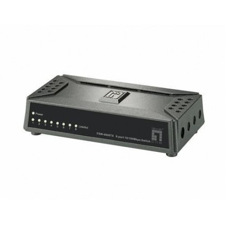 LevelOne Switch 8x 10/100 MBit Unmanaged Compact LevelOne Switch 8x 10/100 MBit Unmanaged Compact