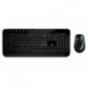 Zestaw Microsoft Wireless Desktop 2000 USB Black DE