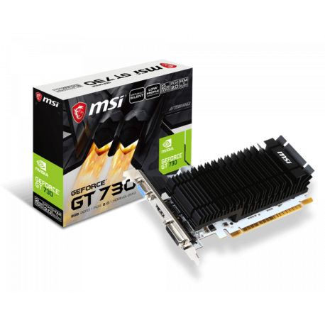 MSI VGA 2GB GT730 LP Silent V/H/DVI
