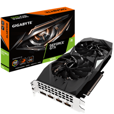Gigabyte GeForce® GTX 1650 GAMING OC 4G (rev. 2.0)