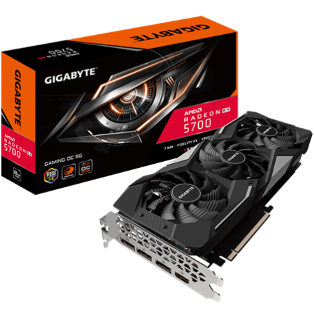 GIGA VGA 8GB Radeon RX5700 GAMING OC-8GD 3xDP/H GIGA VGA 8GB Radeon RX5700 GAMING OC-8GD 3xDP/H