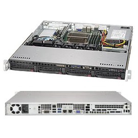 Black SC813MFTQ W/ 350W Platinum Level PWS (New Fan)