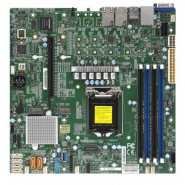 X11SCM-F SKT LGA1151,C246 chipset,4x DDR4 2666 MHz ECC UDIMM,2x1G