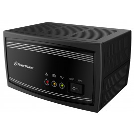 INVERTER POWERWALKER 650VA ŁADOWARKA 15A. CZYSTA FALA SINUSOIDALNA (BEZ AKUMULATORÓW)